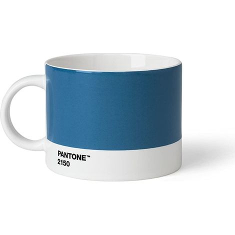 Copenhagen design Pantone Tazza di tè, Porcellana, Blu (Blue 2150), 1 unità (Confezione da 1)