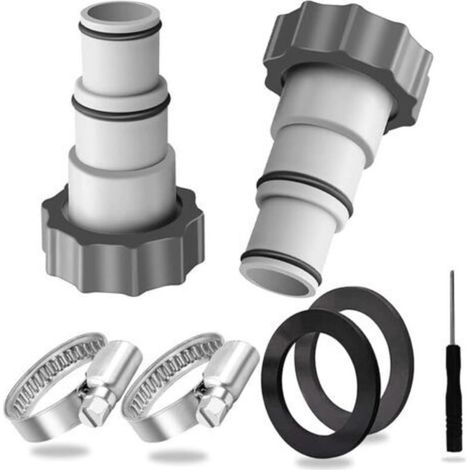 Swimming pool hose adapter 32 38,2 Pieces Swimming pool adapter 32 38,Swimming pool adapter 38mm,Swimming pool hose connection,Swimming pool pump hose adapter. (1/5)