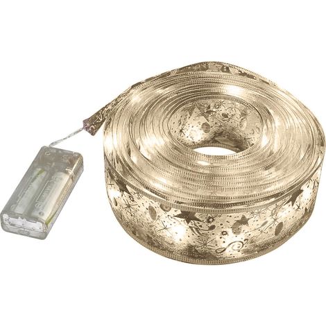 Ruban de Noël LED 5M avec 50 LEDs, Guirlande Lumineuse pour Sapin, Décoration Maison Fête Nouvel An (1/5)