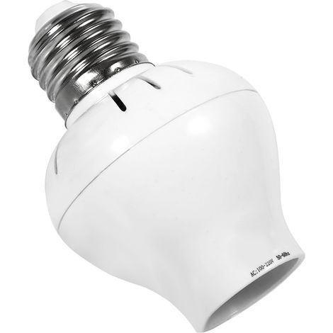 Ampoule LED Détecteur de Mouvement PIR Micro-Onde E27, Douille avec Interrupteur à Capteur Radar, 100‑240V AC