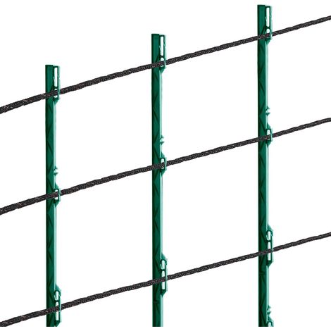 Fil de clôture électrique 305 m, fil polywire 6,35 mm, 2 brins de cuivre, résistance à la rouille, chevaux et bovins (1/5)