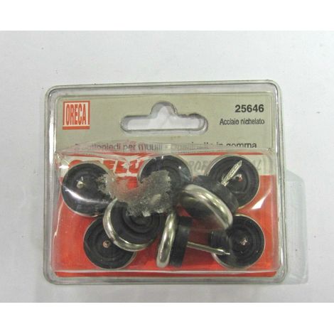 ORECA - SOTTOPIEDI NICHELATI CON CHIODO22MM