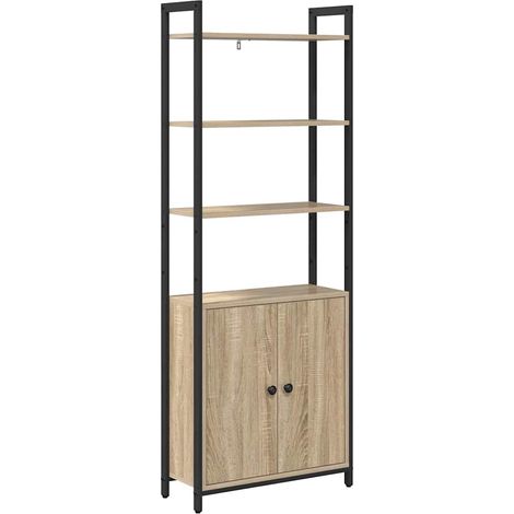 Maison Exclusive - Bücherregal Sonoma-Eiche 60 x 24 x 161 cm Holz