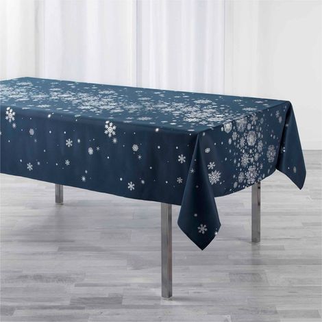 Nappe rectangle 150 x 300 cm Constellation bleu marine (1/3)