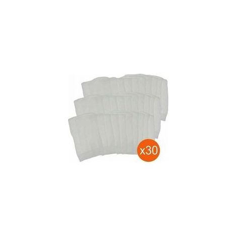 Lot de 30 chaussettes anti-huile filtration optimale pour piscine dimensions 22 x 13 cm compatibles avec tous les absorbeurs (1/4)