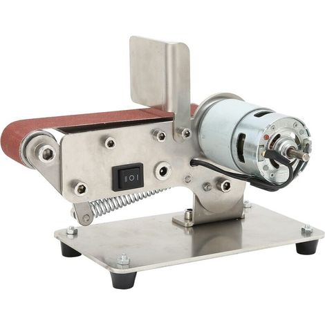 Belt Sander, Electric Polishing Sander, Adjustable Grinder, AC 110-240V with Shockproof and Anti-Slip Design for DIY (EU Plug 895 (200W)) (1/5)