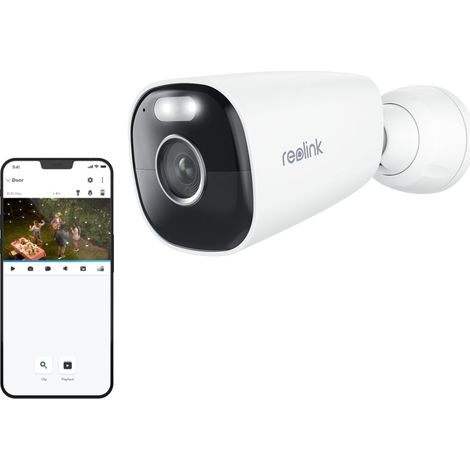 Reolink – Caméra de surveillance WiFi 5MP extérieure – Vision nocturne couleur – Détection intelligente personne/véhicule – Audio bidirectionnel – IP66