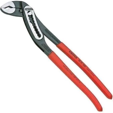 KNIPEX 88 01 300 SB Alligator® Pinza regolabile per tubi e dadi Rivestita in plastica antiscivolo atramentata nera 300 mm