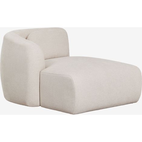 Modulo chaise longue sinistro per divano modulare in ciniglia Coquette SKLUM