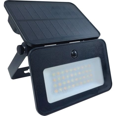 Projecteur extérieur solaire à LED avec détecteur de mouvement - 1000 lumens - IP65