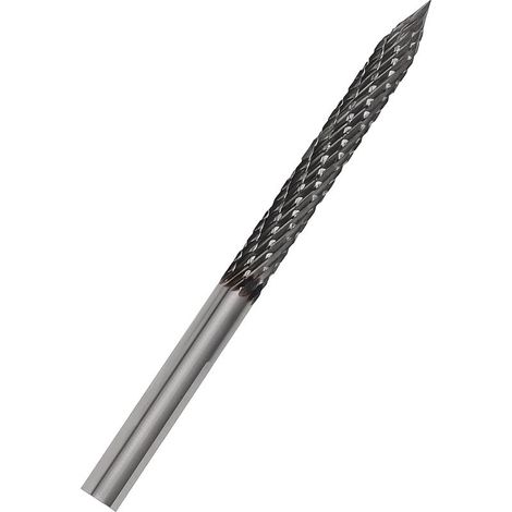 Fraise 6MM X 88MM en Acier Tungstène pour Réparation de Pneus Fraise en Carbure pour Métal Dur Foret pour Pneus Tête Rotative en Carbure pour Perceuse Pneumatique