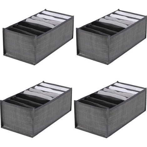 Système De Tiroir Organisateur De Placard Organisateur De La Poitrine De Tiroirs De Sous-Vêtements Boîtes De Rangement ( 4 PCs ) (1/5)