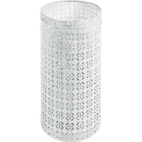 PORTAOMBRELLI FERRO BATTUTO BIANCO 26X26X50 (1/4)