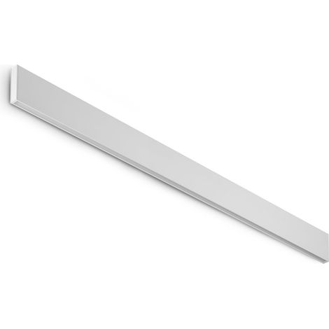 Ideal Lux Applique Moderna Steel 1 luce LED integrato bianco alluminio