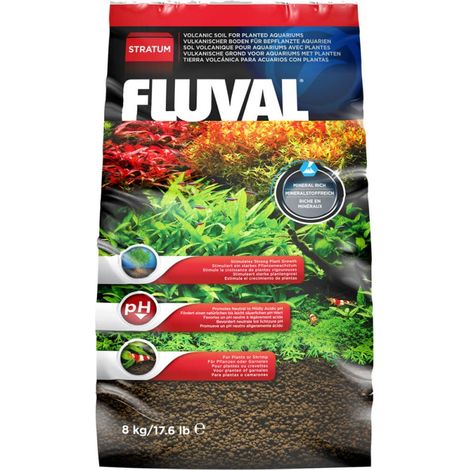Fluval -Stratum -Substrat fЩr SЩ¤wasseranlagen 8 kg