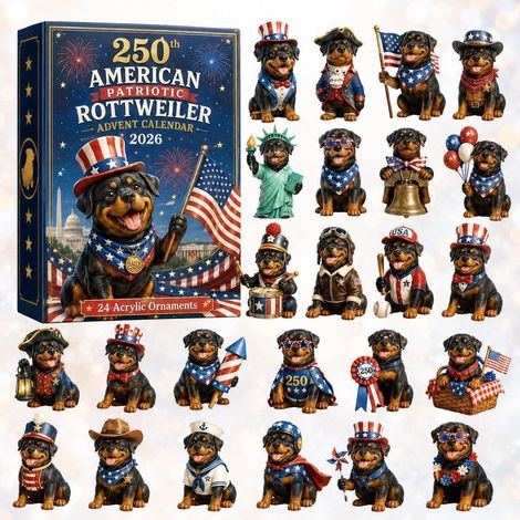 Rottweiler Adventskalender 2026 Edition 250 2D Überraschungsbox