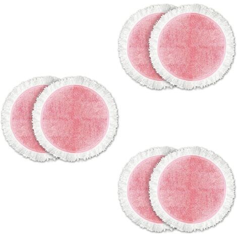 Set di 6 panni di ricambio per mocio a vapore, panni per la pulizia di moci elettrici serie 8 e 9, ricambi per mocio per pavimenti. (1/4)