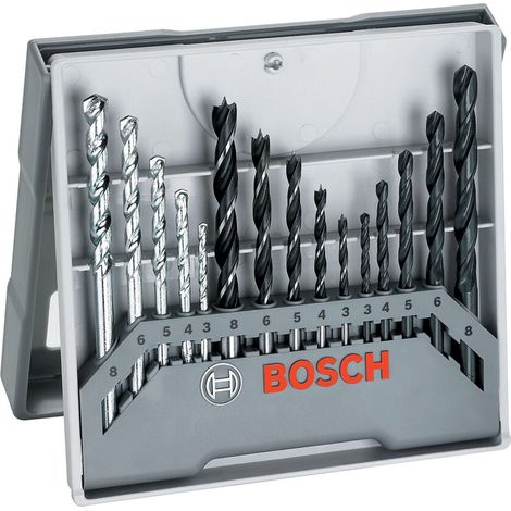 Bosch 2607017038 15 Piece X Pro Line Mixed Drill Bit Set