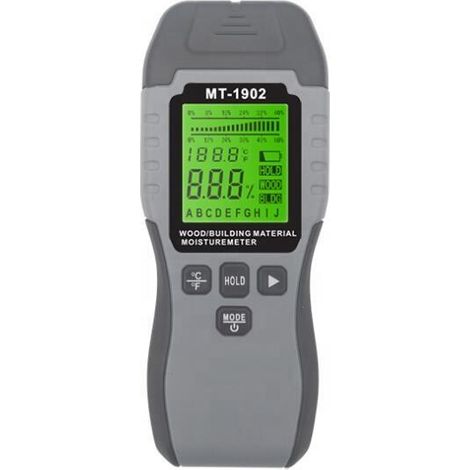 royaluxe - Humidimètre Numérique Humidimètre Bois Humidité Testeur Testeur Humidité pour Bois Industries Matériaux de Construction (1/5)