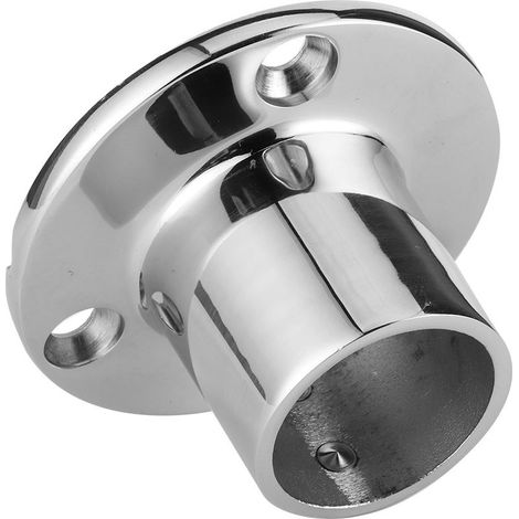 Embase de montant ronde en acier inoxydable 316, angle de 90°, raccord de main courante pour bateau, pour tuyau de 32 mm (1/5)