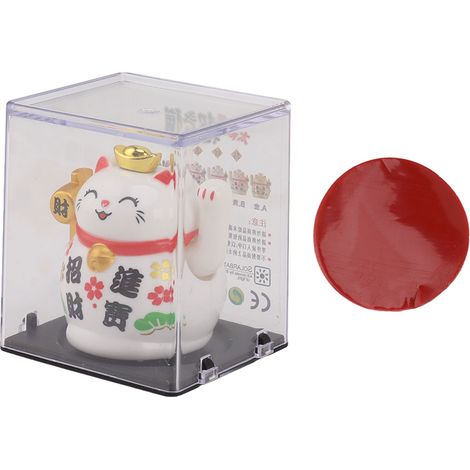 de chat porte bonheur à panneau solaire de 5 cm 2 pouces (1/5)
