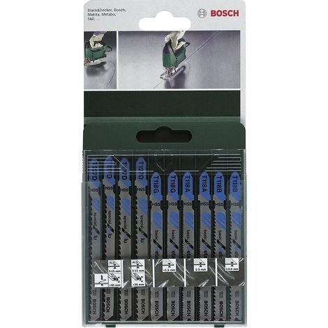BOSCH - SET 10 LAME IN METALLO PER SEGHETTO ALTERNATIVO