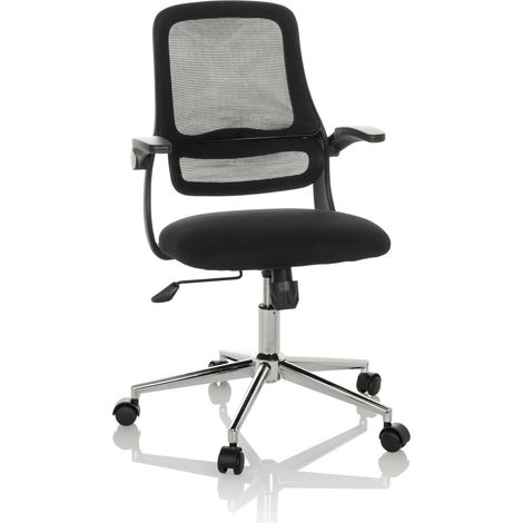 Bürostuhl / Drehstuhl MIKO B ECO Netz / Stoff schwarz hjh OFFICE (1/5)