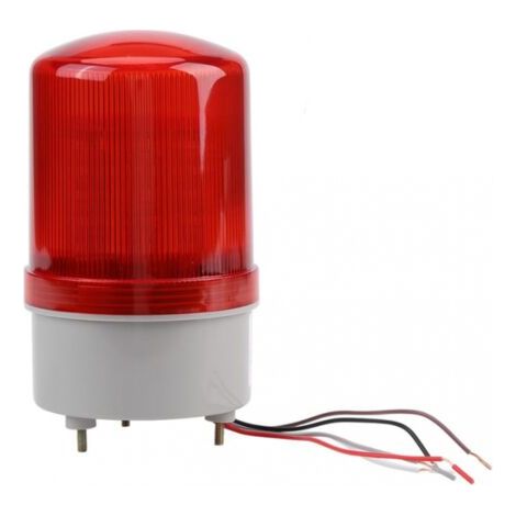 Lampe LED d’alerte d’urgence, voyant clignotant rouge rotatif, gyrophare stroboscopique d’alarme, lumière rouge rotative, 220 V CA (1/4)