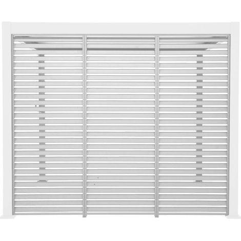 Set of 3 louvers 100cm for bioclimatic pergola Triomphe 3x3m V2 3x4m 3x6m white