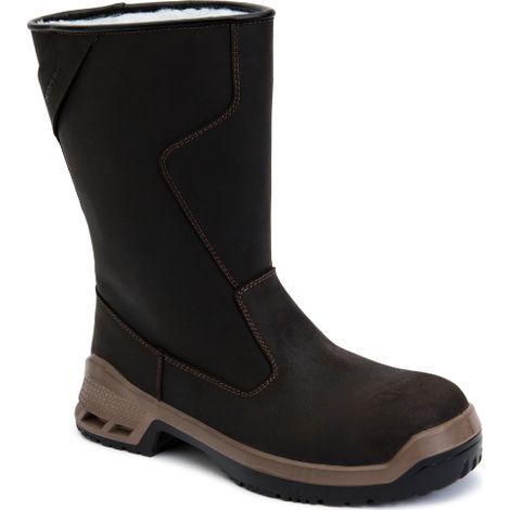 Honeywell – Bottes de sécurité S3 CI SRC – Cuir huilé hydrofuge – Isolation thermique – Semelle antidérapante et résistante aux hydrocarbures