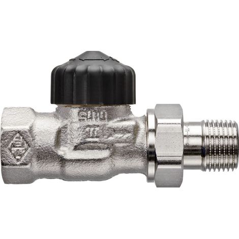 IMI Heimeier Thermostat-Ventilunterteil Standard, Durchgang, DN 15, vernickelt