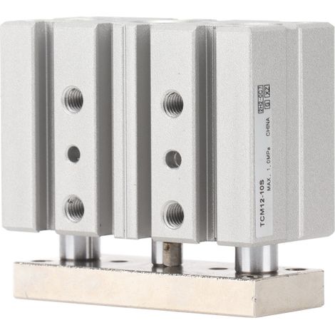 Tige de guidage cylindre TCM12-10S type Airtac, modèle à trois tiges, triple axe pneumatique (1/5)