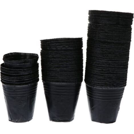 500 Pièces en Plastique Plants Plantes Pots de Pépinière de Semis en Plastique de Départ Plante Pot De Fleur Repiquage Planteur Contenant Starting Plateaux Jardin Outil H140