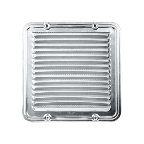 GRIGLIA AERAZIONE ALLUM C/RETE ANTINS 23X23 CM- 1,0 pz