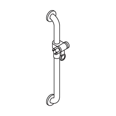 HEWI 801.33US100 99 Barre support de douche (USA) Série 801 (1/3)