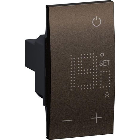 L.Now - Termostato Ambiente Elettronico Bronze (Bticino Cod. Kb4441)