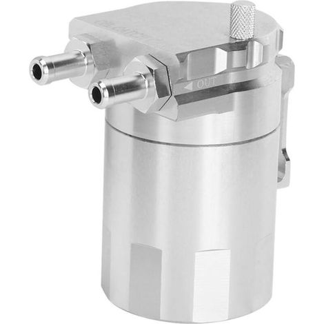 Réservoir de récupération d'huile, Oil Catch Can Reservoir Tank Kit Aluminium Can Reservoir Car Modification Accessories A (1/5)
