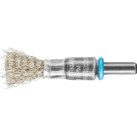 PFERD Pinselbürste ungezopft PBU Ø10mm Schaft-Ø6 mm Edelstahl-Draht-Ø0,20 (1/5)