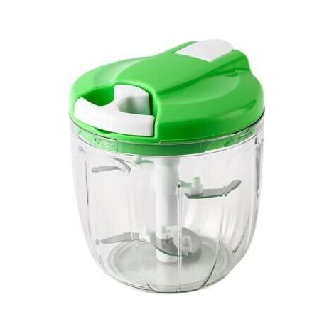 Hachoir manuel multifonction, hachoir à légumes, hachoir à légumes portable, hachoir à ail et oignons, parfait pour la cuisine (900 ml) (1/5)