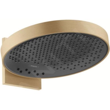 Hansgrohe Rainfinity - Douche de tête 360 avec raccord mural, 3jet, bronze brossé 26234140