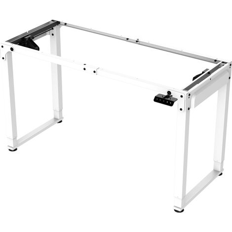 Höhenverstellbares Tischgestell Kirkkonummi 135x55cm Weiß [pro.tec]