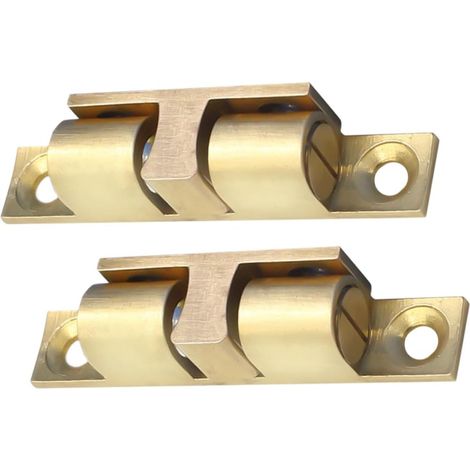 à bille en laiton jaune 70 mm 2 loquets pour portes d