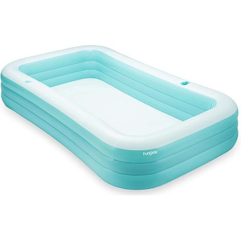 [GEBRAUCHT] B-Ware Funsicle 3.0 m Serenity Blue Pool rechteckig aufblasbar für Erwachsene 600 Ga... (1/2)