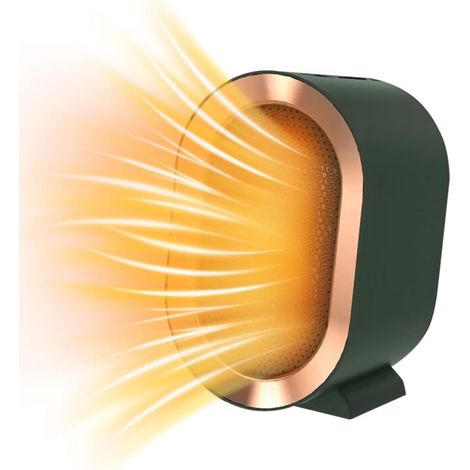 AIPERQ Bathroom Fan Heater Mini Space Heater Portable Ceramic Fan Heater Quiet Electric Mobile Electric Heaters for Home and Small Office