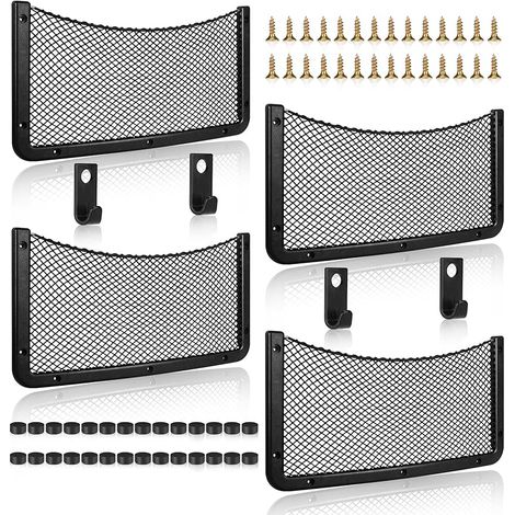 Filet Rangement pour Voiture, Filet de Rangement de Coffre, Grande Taille, Sac Pocket Organizer de Voiture pour Auto, Camping-Cars, Bateaux, Maison (1/5)