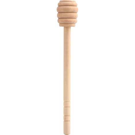 GARRYFIZH Lot de 50 cuillères à confiture en bois pour pots à miel et confiture, avec bâtonnets de 15 cm pour doser et mélanger.