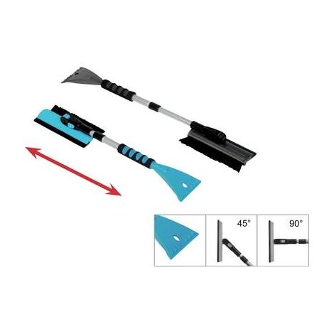 IWH 886001-SPAZZOLA NEVE TELESCOPICO CON RASCHIAGHIACCIO, 66 CM