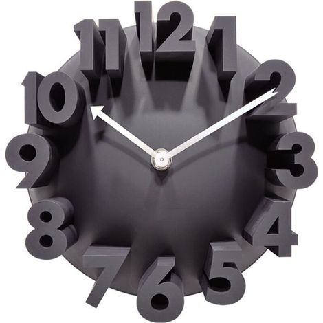 10-Zoll-Wanduhr aus Holz, geräuschlose Wanduhr, moderne geräuschlose Pendelwanduhr, runde Wanduhr, gut lesbar, runde Wanduhr für Schlafzimmer, Küche, Wohnzimmer, Büro (Schwarz)