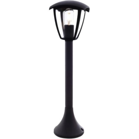 Lanterne Extérieure Noire mate 60cm pour Ampoule E27 - SILAMP (1/2)