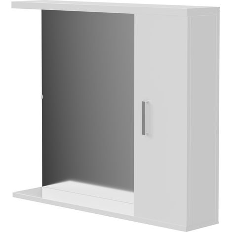 Modena 750mm x 750mm Downlit Vanity Mirror with Storage (1/5)